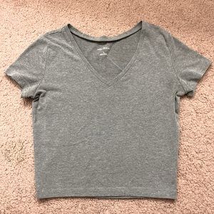 Target “Wild Fable” Cropped V Neck Tee Shirt